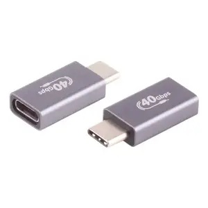 Переходник ShiverPeaks BS13-60004 USB-C на USB-C Серый