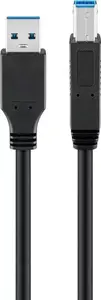 USB 3.0 SuperSpeed Cable Goobay 96119 5m Black