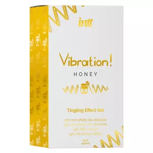 Personal arousal gel Intt Vibration Honey 15 ml — warming, tingling, vibrating effect, honey flavour