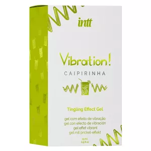 Vibrating personal gel Intt Caipirinha 15 ml — tingling, warming topical gel for external use