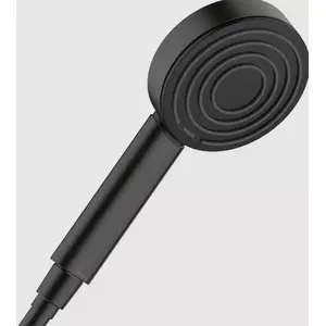 Ручной душ hansgrohe Pulsify 105 1jet, черный матовый, диаметр 105 мм, одиночный режим