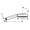 Ручной душ hansgrohe Pulsify 105 1jet Photo 2