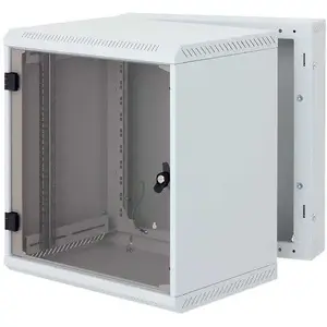 Стенной шкаф 19" Triton RBA-15-AD6-CAX-A6 15U светло-серый с стеклянной дверью
