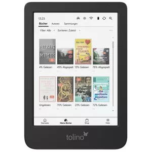 Tolino shine color e-grāmatu lasītājs Skārienjūtīgais ekrāns 16 GB Wi-Fi Melns