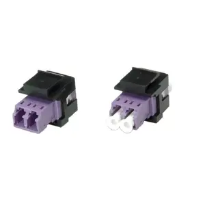 ROLINE Fiber Optic Keystone Jack LC/LC Duplex Multimode OM4 21.17.0002