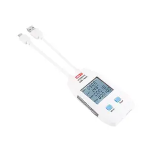 USB-A and USB-C tester UNI-TI UT658DUAL with dual display for voltage, current and power measurement