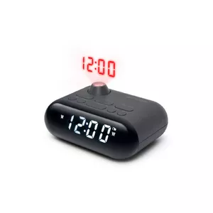 Clock radio Muse M-179 P — digital clock, FM (PLL), LED display, battery/AC, black