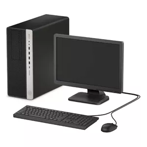 Komplekts HP EliteDesk 800 G4 Tower Intel® Core™ i5-8500, 8GB RAM, 256GB SSD, Windows 10 Pro + Monitors 24'' FHD + Tastatūra un Pele (Garantija 24.mēn.)