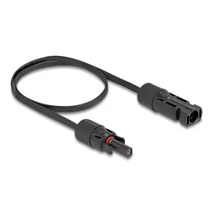 Cable DeLOCK DL4 Solar Flat Cable male to female 60 cm black 3.3 mm²