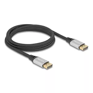 DeLOCK DisplayPort kabelis 16K 60 Hz 2 m sudraba metāls