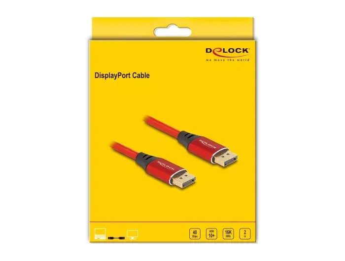 DeLOCK DisplayPort kabelis 16K 60 Hz Photo 2