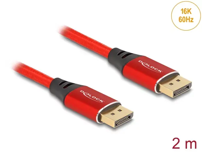 DeLOCK DisplayPort kabelis 16K 60 Hz Photo 3
