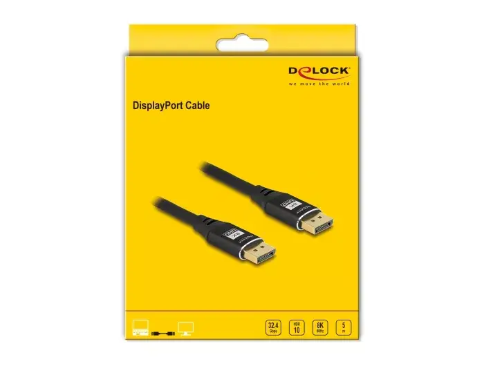 DeLOCK DisplayPort kabelis 8K 60 Hz Photo 3