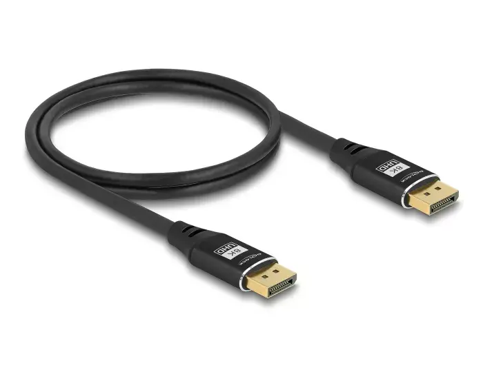 DeLOCK DisplayPort kabelis 8K 60 Hz 1 m Photo 2