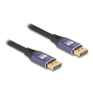 DeLOCK DisplayPort kabelis 8K 60 Hz 2 m lila metal