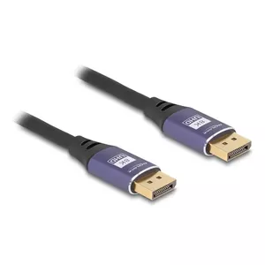 DeLOCK DisplayPort kabelis 8K 60 Hz 1 m lila metal