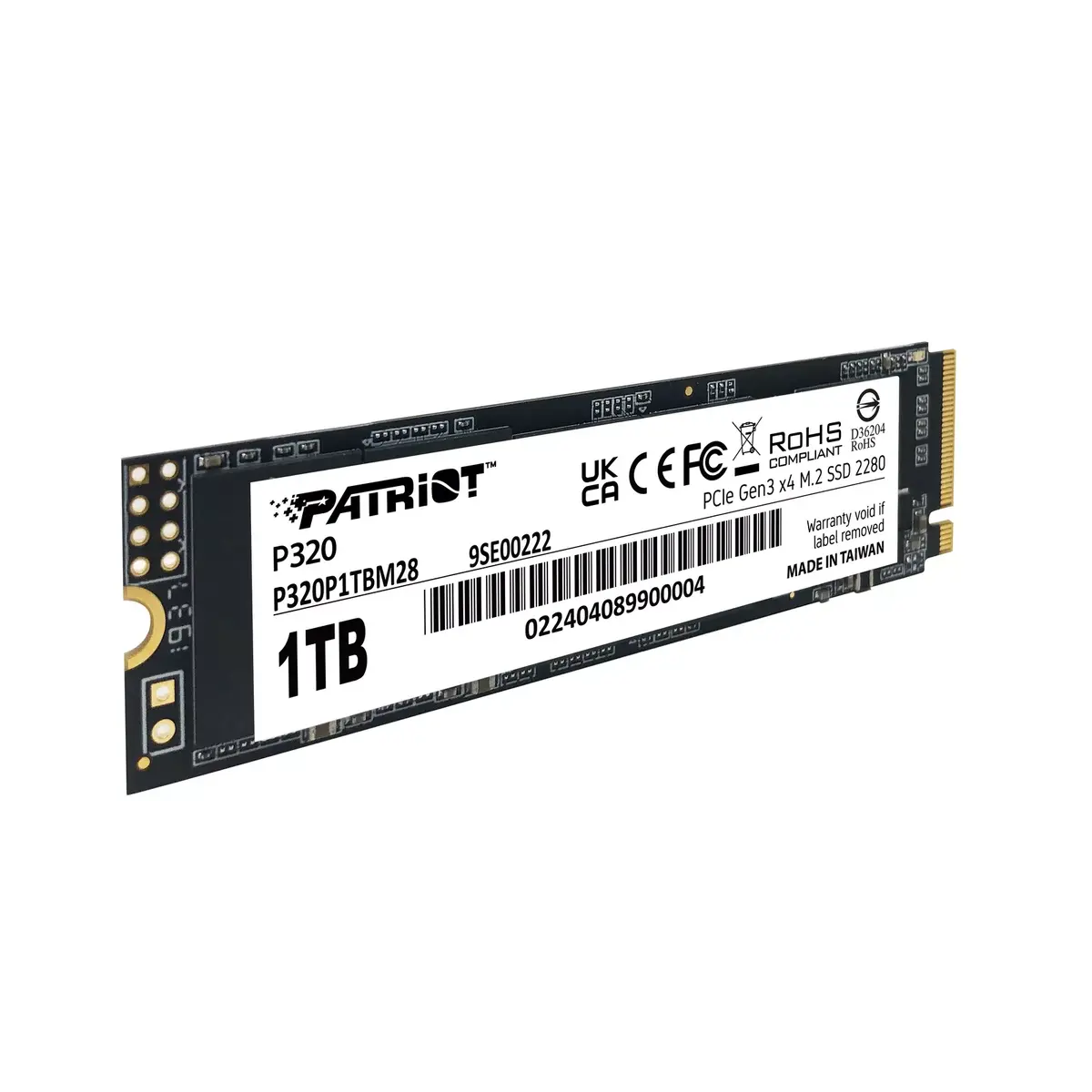 SSD диск Patriot Memory 1 TB P320 Photo 3