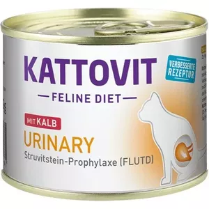Влажный корм для кошек KATTOVIT Feline Diet Urinary Телятина 185 г — ветеринарная поддержка мочевыводящих путей
