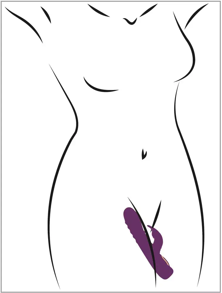 Вибратор-кролик Javida Silicone Purple Photo 13