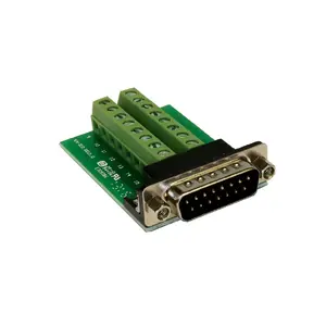 Cable Gender Changer EXSYS EX-49010 15p D-SUB 16p Green Silver