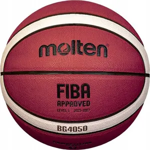 Мяч для баскетбола MOLTEN B7G4050 FIBA Competition Оранжевый Размер 7 – кожаная оболочка, официальный размер