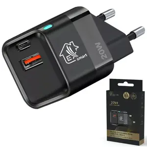 Charger Extralink Smart Life CHARESL04 20W USB-C and USB-A fast charger