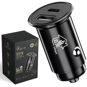 Charger Extralink CARCHARESL01 38W 1×USB‑C 1×USB‑A