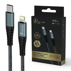 Кабель Extralink Smart Life 27W USB-C—Lightning 100 см TPE 9В 3А черный