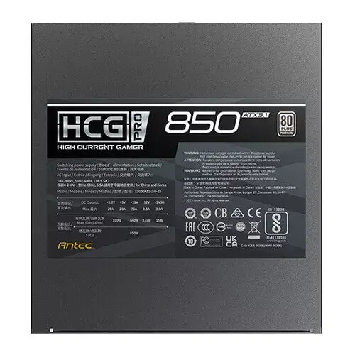 Блок питания Antec HIGH CURRENT GAMER HCG850 PRO Photo 9