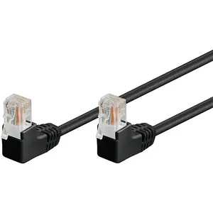 Networking Cable Goobay 96086 Black 1m Cat5e U/UTP