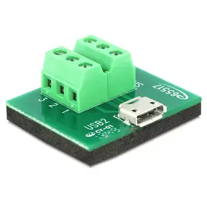 Переходник DeLOCK 65517 Micro USB 6p Черный Зеленый