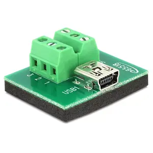 Kabeļa dzimuma maiņas adapteris DeLOCK 65518 Mini USB 6p Melns Zaļš
