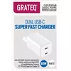 Зарядное устройство GRATEQ OLOS PD/PPS 2xUSB-C 65W Photo 2