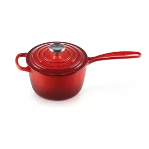 Le Creuset Enamelled Cast Iron Saucepan, 16 cm, 1.5 L, Red