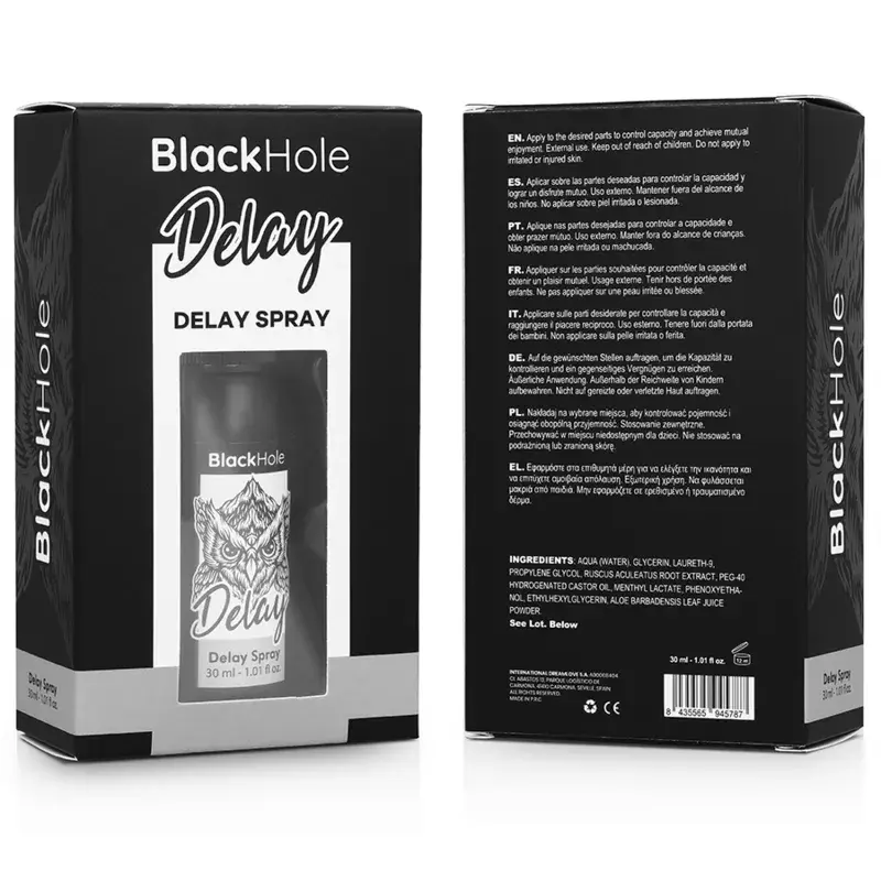 Спрей Delay black hole Study Forte 30 мл Photo 7
