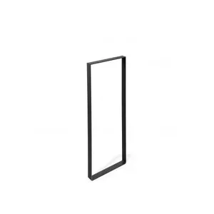 Furniture leg Sourcing model 5-965.80.18(S) — black steel support for furniture (rectangular profile 800x300x40x5)