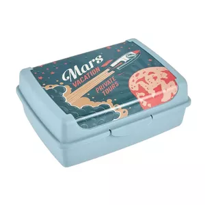 Food storage container keeeper Space Tour midi 1 L, blue, 17×13×7 cm