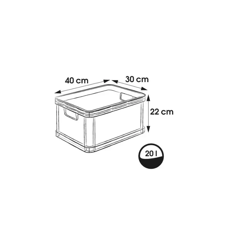 Transport box keeeper Robert 40×30×22 cm Photo 2