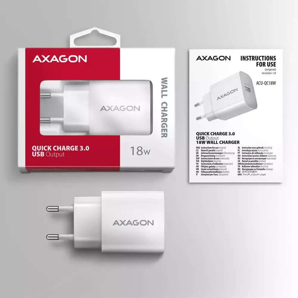 Зарядное устройство Axagon ACU-QC18W Photo 8