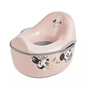 Детский горшок keeeper 4 в 1 Minnie Mouse розовый — трансформируемый горшок, накладка-адаптер, подставка, съемная емкость