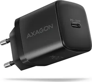 Sienas lādētājs Axagon ACU-PD20 1x QC3.0/AFC/FCP/PD Type-C 20W melns