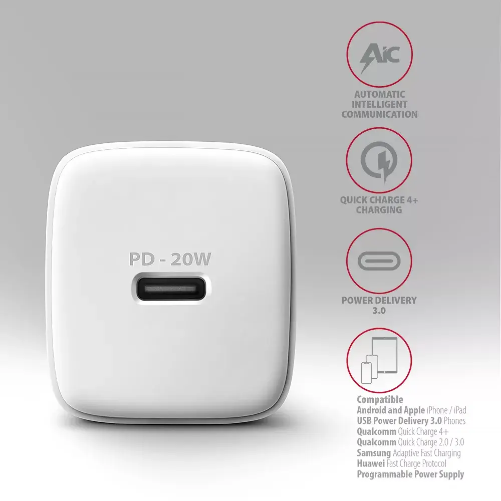 Сетевое зарядное устройство Axagon ACU-PD20W Photo 4