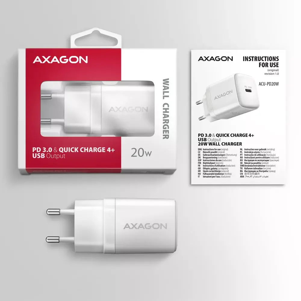 Сетевое зарядное устройство Axagon ACU-PD20W Photo 8