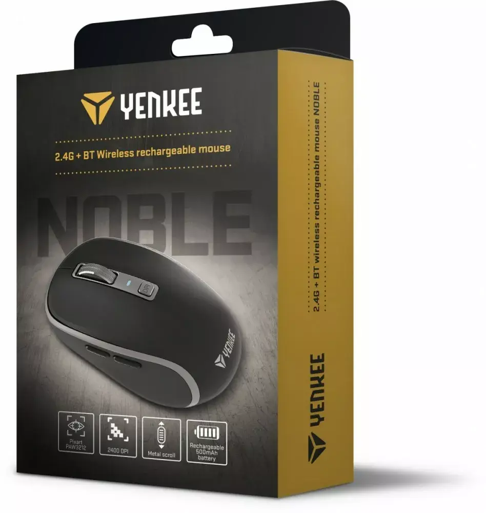 Wireless mouse YENKEE YMS 2085BK NOBLE Photo 7
