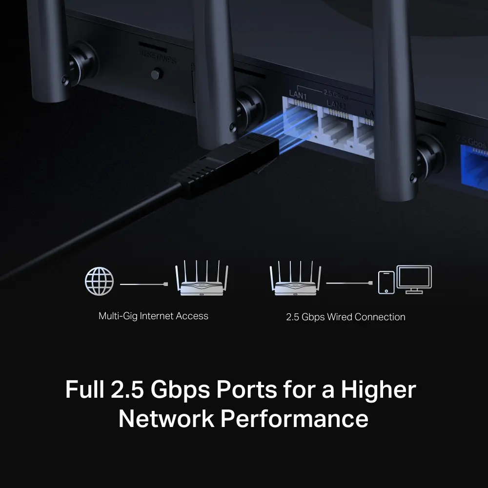MERCUSYS MR47BE настольный роутер Wi‑Fi 7 Photo 6