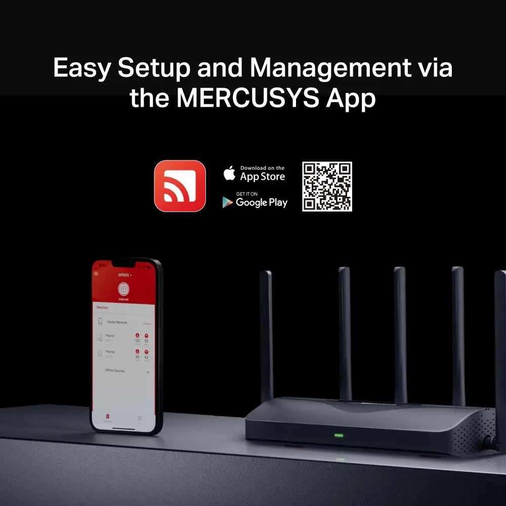 MERCUSYS MR47BE настольный роутер Wi‑Fi 7 Photo 8