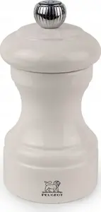 Pepper mill PEUGEOT Bistro 10 cm, ivory lacquered wood, manual grinder