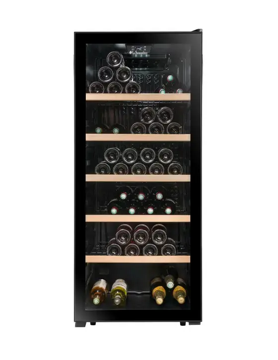 La Sommelière LS117BLACK компрессорный винный шкаф Photo 7