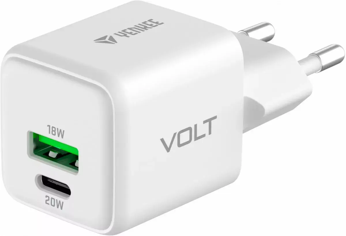 YENKEE YAC G38 20W 3A USB C/A lādētājs Photo 4