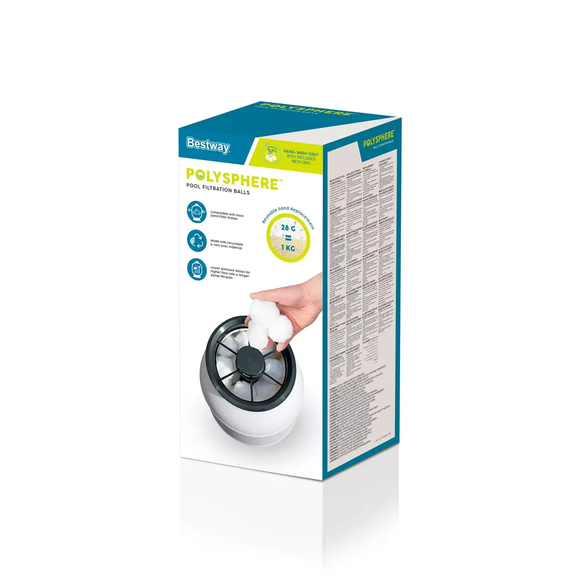 Bestway Polysphere filtru bumbas — 500 g Photo 5